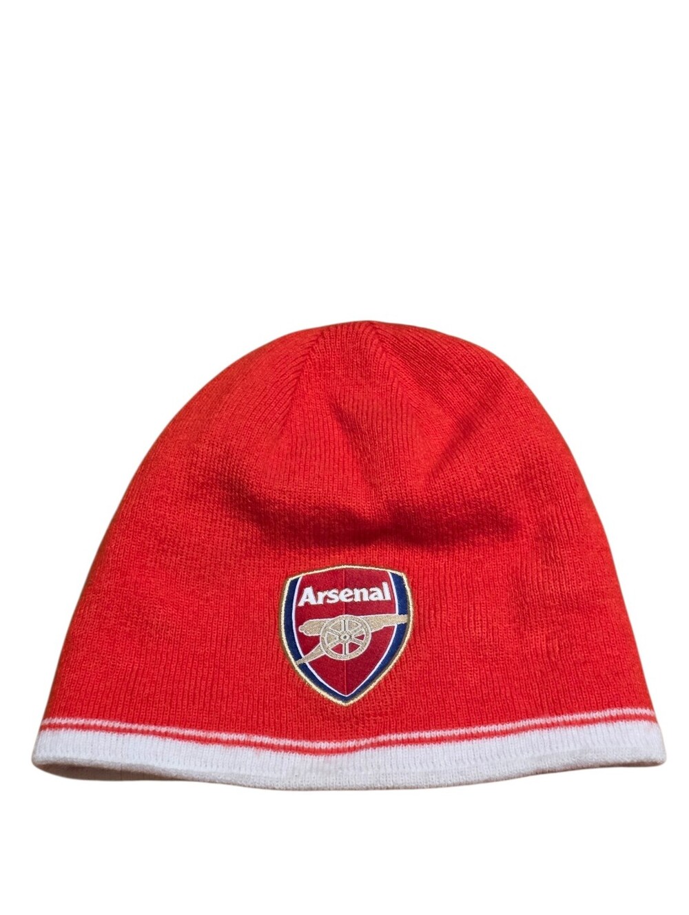 Puma Arsenal Football Club Reversible  Embroidered Red & White Beanie Unisex OS